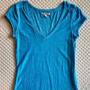 Bright Blue AE V-Neck Tshirt